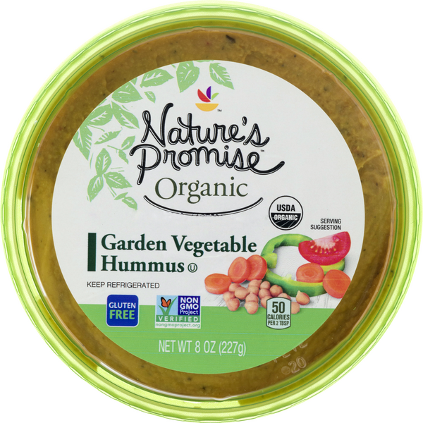 Nature's Promise Organic Gluten Free Garden Vegetable Hummus