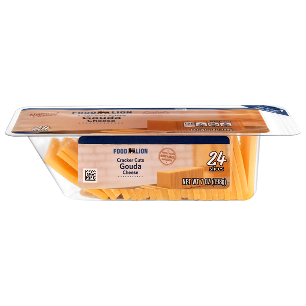 Food Lion Gouda Cheese Cracker Cut Slices - 24 ct