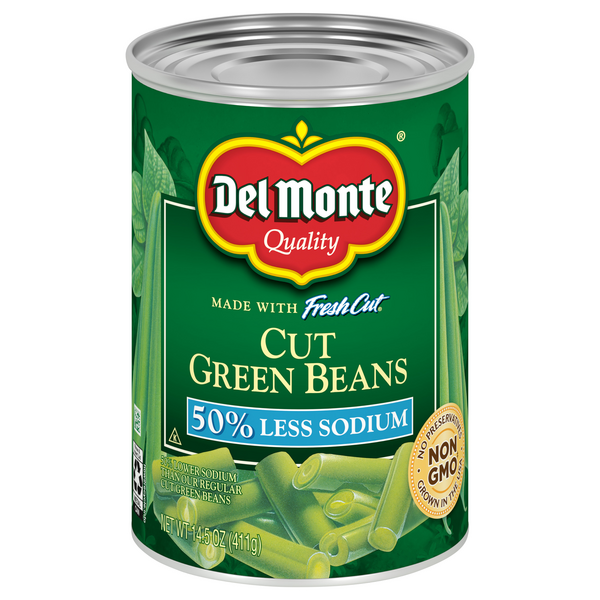 Save on Del Monte Fresh Cut Green Beans Cut Low Sodium Order Online