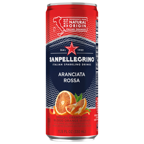 San Pellegrino Aranciata Rossa Sparkling Orange & Blood Orange Beverage