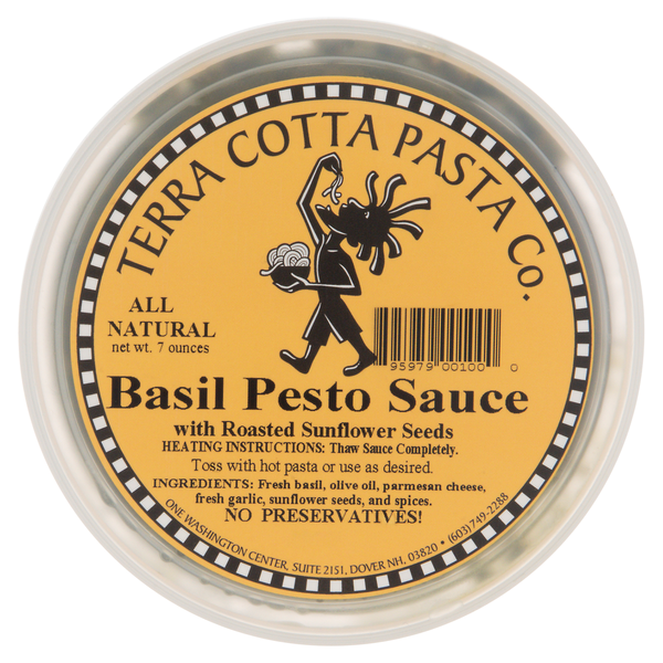 Terra Cotta Pasta Co. Basil Pesto Pasta Sauce w/Sunflower Seeds Frozen