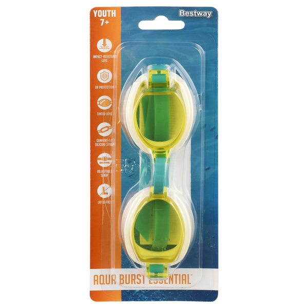 Bestway Aqua Burst Essential Goggles Youth 7+ Yellow