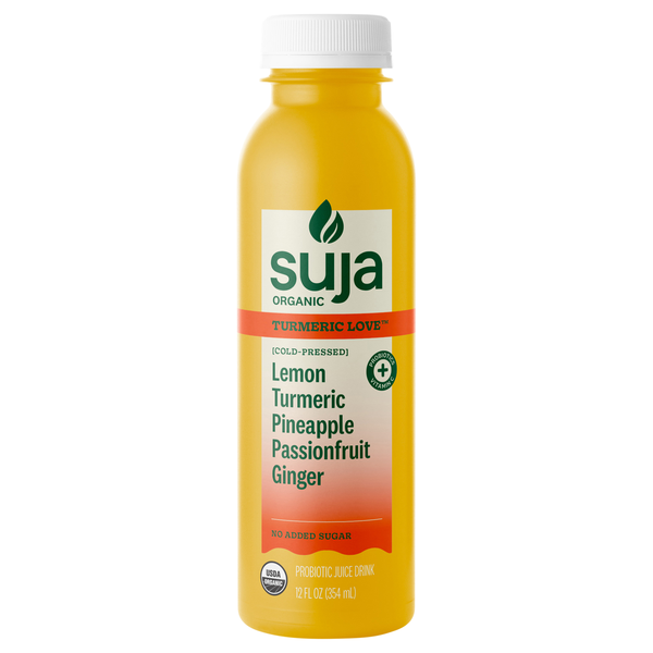 Suja Organic Turmeric Love Cold Pressed Probiotic Juice Drink