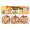 Caramel Apples with Chopped Peanuts