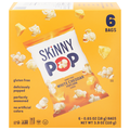 SkinnyPop Gluten & Dairy Free White Cheddar Popcorn - 6 ct