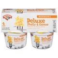 Hannaford Deluxe Shells & Cheese Cups Original - 4 ct