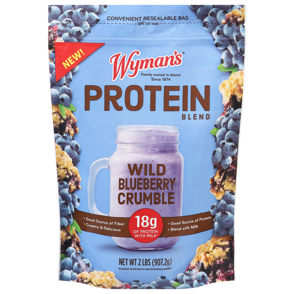 Wyman's Wild Blueberry Crumble Protein Blend Frozen