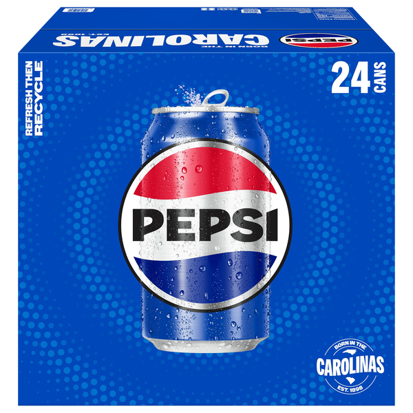 Pepsi Cola Soda - 24 pk