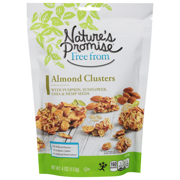 Save on Nature's Promise Almond Clusters w/Pumpkin Sunflower Seeds