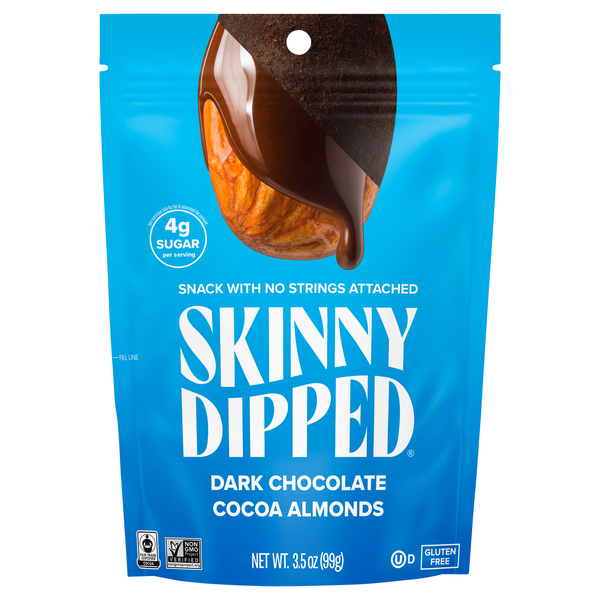 Skinny Dipped Dark Chocolate Cocoa Almonds
