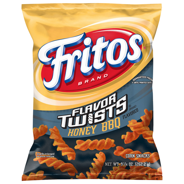 Fritos Corn Chips Flavor Twists Honey Barbecue