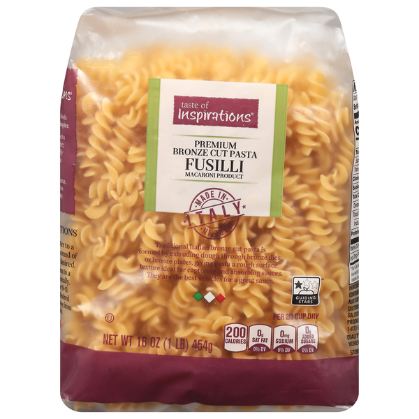 Taste of Inspirations Premium Bronze Cut Fusilli Pasta