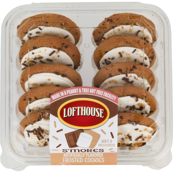 Lofthouse S'mores Frosted Cookies - 10 ct