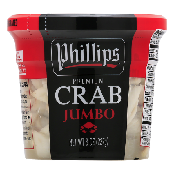 Phillips Wild Caught Premium Jumbo Crab Meat Fresh