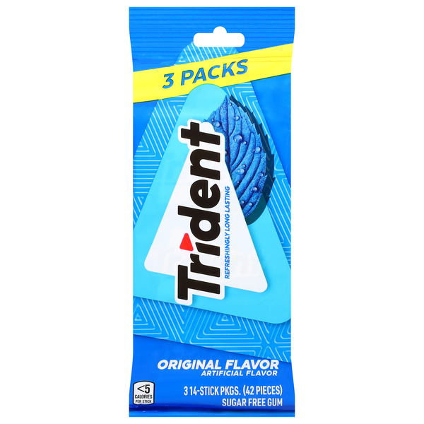 Trident Original Flavor Gum - 3 pk