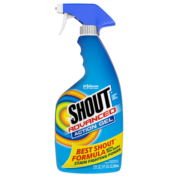 Shout Advanced Action Gel Laundry Stain Remover Trigger Spray