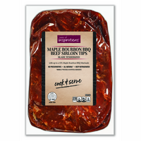 Taste of Inspirations Maple Bourbon BBQ Marinated Beef Sirloin Tips Fresh