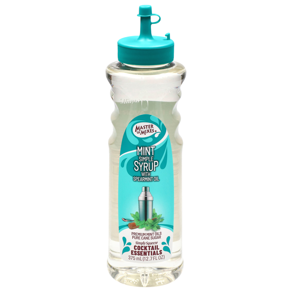 Master of Mixes Mint Simple Syrup with Spearmint Oil