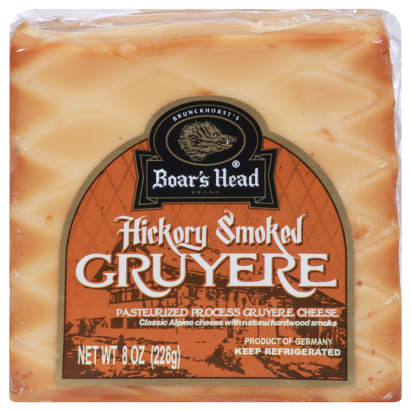 Boar's Head Imported Hickory Smoked Gruyere Cheese Block