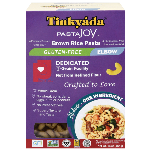Tinkyada Gluten & Wheat Free Elbow Brown Rice Pasta