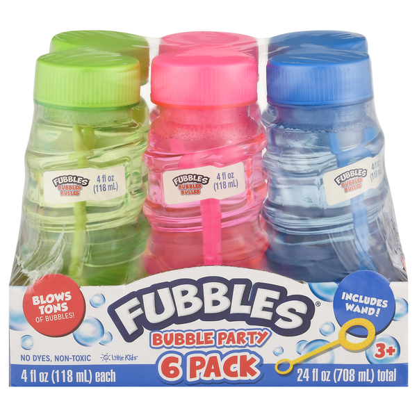 Fubbles Bubble Party - 6 ct Ages 3+
