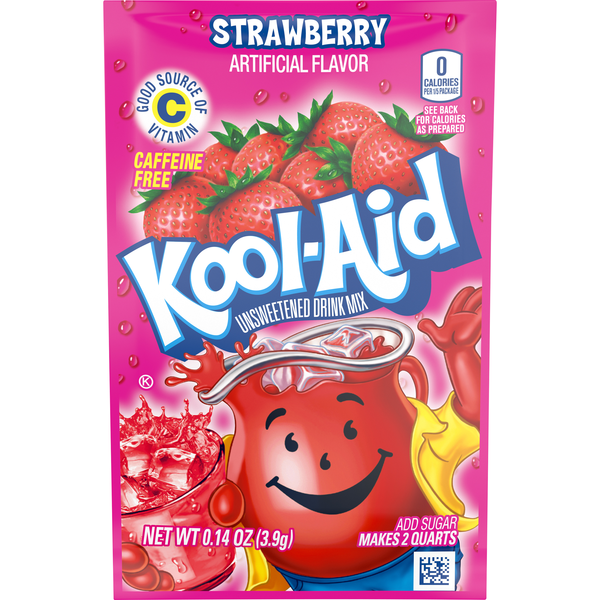 Kool-Aid Caffeine Free Strawberry Drink Mix