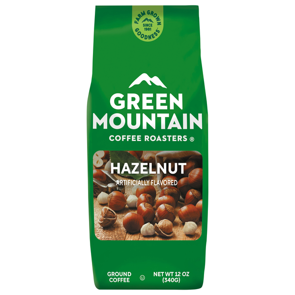 Green Mountain Hazelnut Flavored Light Roast Ground Coffee