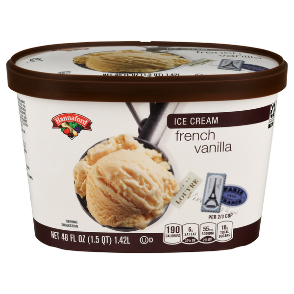 Hannaford French Vanilla Ice Cream