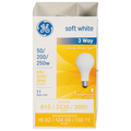 GE 3 Way Light Bulb Soft White 50/200/250 Watt