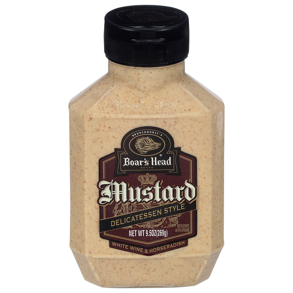 Boar's Head White Wine & Horseradish Delicatessen Style Mustard