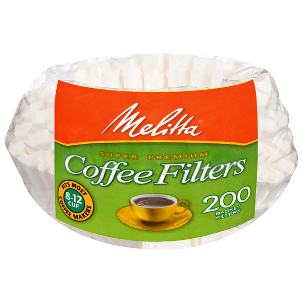 Melitta Super Premium Basket Coffee Filters