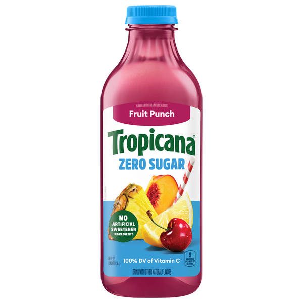Tropicana Zero Sugar Fruit Punch Juice Drink