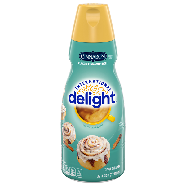 International Delight Cinnabon Cinnamon Roll Flavored Coffee Creamer