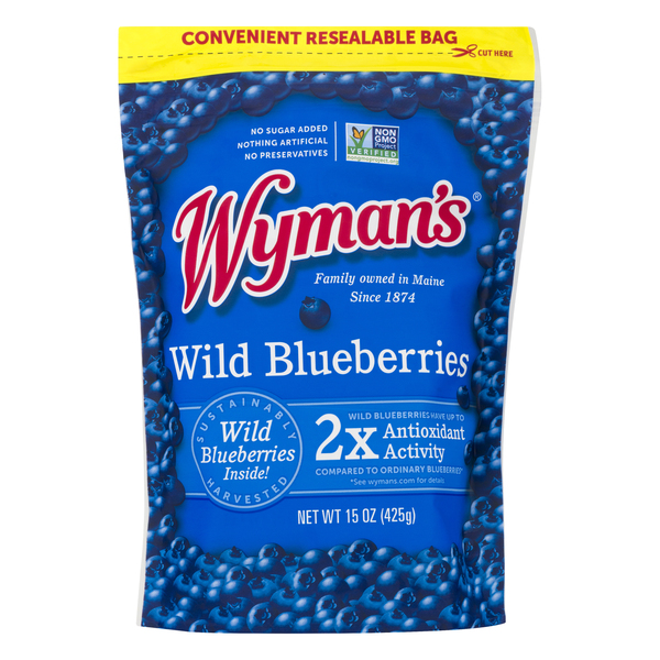 Save on Wyman's Blueberries Wild Frozen Order Online Delivery GIANT