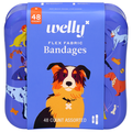 Welly Bravery Badges Assorted Flex Fabric Bandages