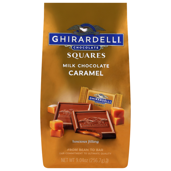 Ghirardelli Caramel Milk Chocolate Candy Squares