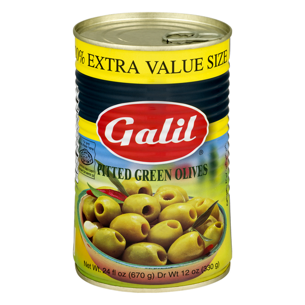Galil Pitted Green Olives
