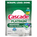 Cascade Platinum Dawn Fresh Scent Dishwasher Detergent ActionPacs - 26 ct