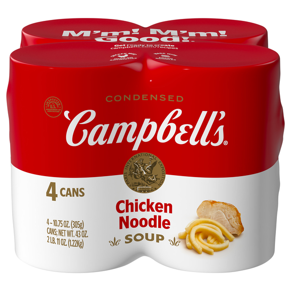 Campbell's Condensed Chicken Noodle Soup - 4 ct