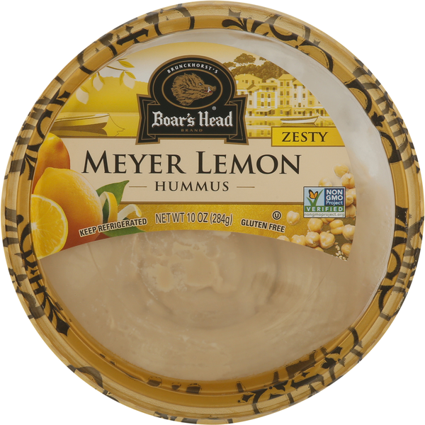 Boar's Head Gluten Free Zesty Meyer Lemon Hummus