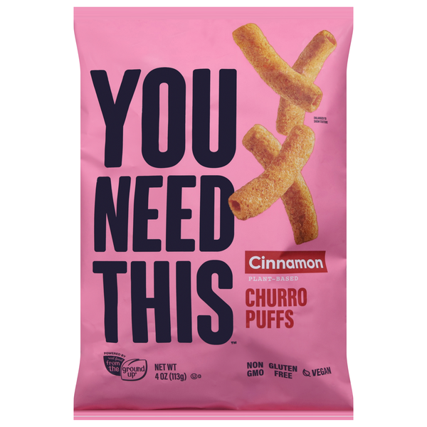 From The Ground Up Vegan Gluten Free Cinnamon Churro Puffs