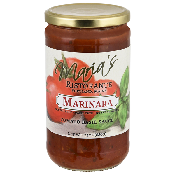 Maria's Tomato Basil Marinara Pasta Sauce