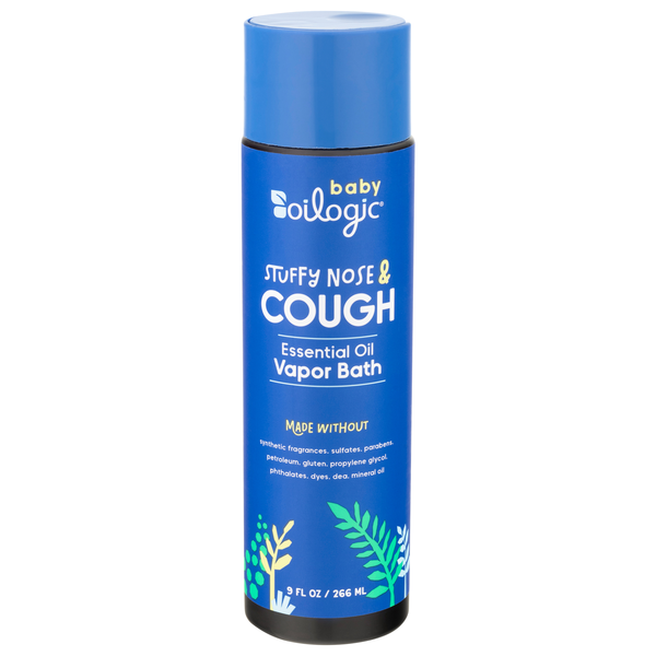 Oilogic Baby Plant Based Stuffy Nose & Cough Essential Oil Vapor Bath