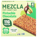 Mezcla Puff-Crispy Pistachio Chocolate Bars - 4 ct