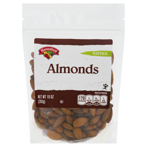 Hannaford Almonds Natural Whole