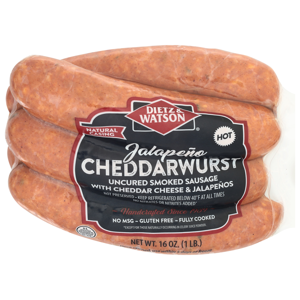 Dietz & Watson Hot Jalapeno Cheddarwurst