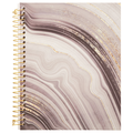 Top Flight Notebook 8.25 X 6.5 Inch Purple Marble