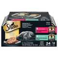 SHEBA Perfect Portions Cuts Seafood Variety Wet Cat Food - 12 Twin Packs