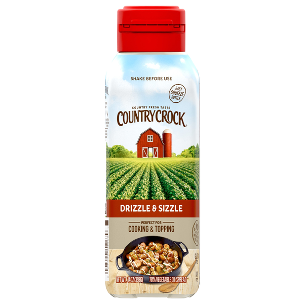 Country Crock Drizzle & Sizzle Vegetable Oil Spread