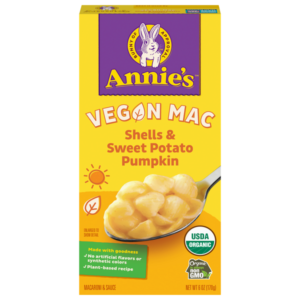 Annie's Organic Vegan Mac Shells & Sweet Potato Pumpkin